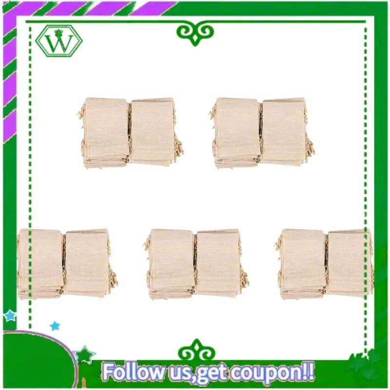 Latest-200 Pieces Burlap Bags With Drawstring,13Cmx10cm Burlap Drawstring Gift Bag Jewelry Pouches For Wedding And Party Favors
Latest-200 Pieces Burlap Bags With Drawstring,13Cmx10cm Burlap Drawstring Gift Bag Jewelry Pouches For Wedding And Party Favors