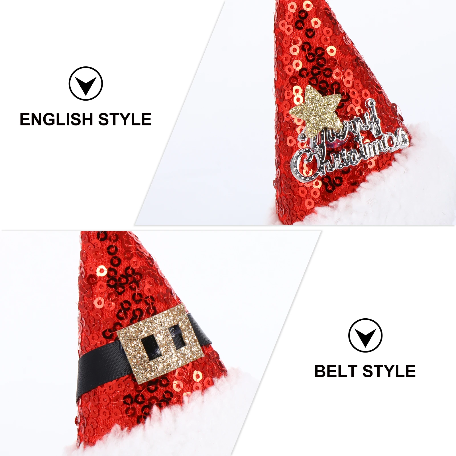 4Pcs Xmas Hat Hair Clips Lightweight High Quality Material for Cosplay Night Club Bachelorette Xmas Party Headdress
4Pcs Xmas Hat Hair Clips Lightweight High Quality Material for Cosplay Night Club Bachelorette Xmas Party Headdress