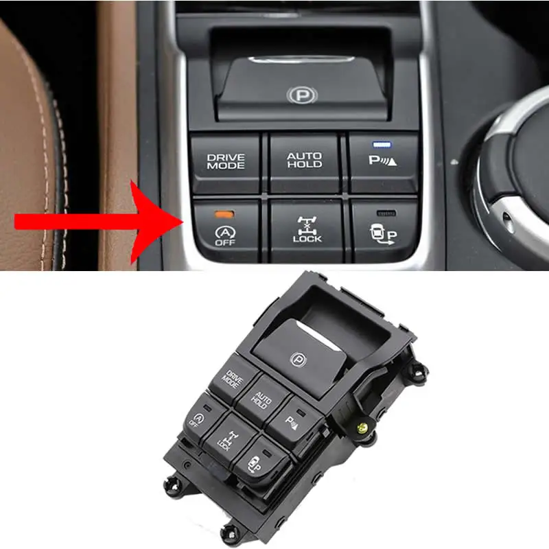 Для 2015 Tucson электронный переключатель ручного тормоза, передний радарный переключатель, переключатель запуска и остановки, кнопка переключения режима вождения 93300D3030
Для 2015 Tucson электронный переключатель ручного тормоза, передний радарный переключатель, переключатель запуска и остановки, кнопка переключения режима вождения 93300D3030