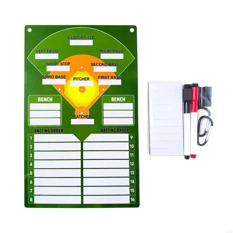 Baseball Coaching Board Writable Erasable Game Training Strategy Board
Baseball Coaching Board Writable Erasable Game Training Strategy Board