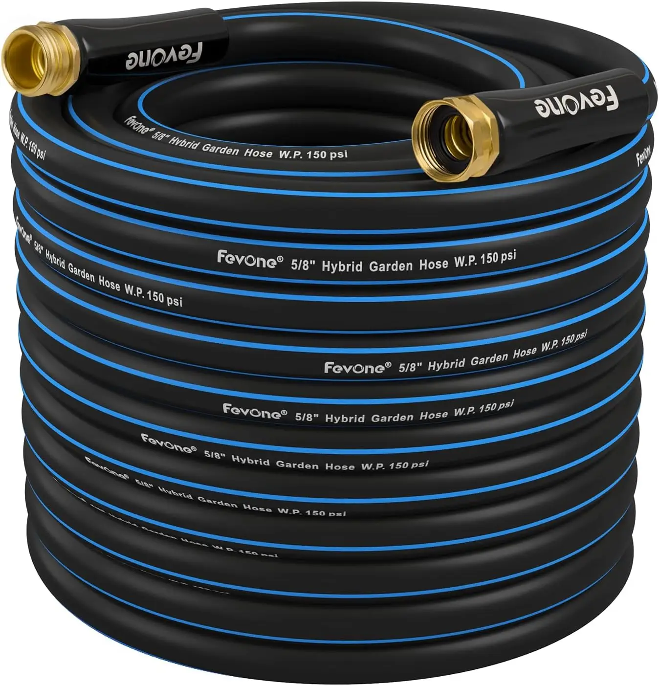 100 ft Heavy Duty Garden Hose with Solid Brass Fittings, Kink-Free Hybrid Polymer Water Hose for Large Yards, 600 PSI
100 ft Heavy Duty Garden Hose with Solid Brass Fittings, Kink-Free Hybrid Polymer Water Hose for Large Yards, 600 PSI