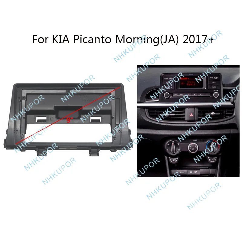 Car Radio Frame Kit for KIA Picanto Morning(JA) 2017+ Auto Audio Install Fascia Dash Kit DVD Panel Stereo Cover
Car Radio Frame Kit for KIA Picanto Morning(JA) 2017+ Auto Audio Install Fascia Dash Kit DVD Panel Stereo Cover