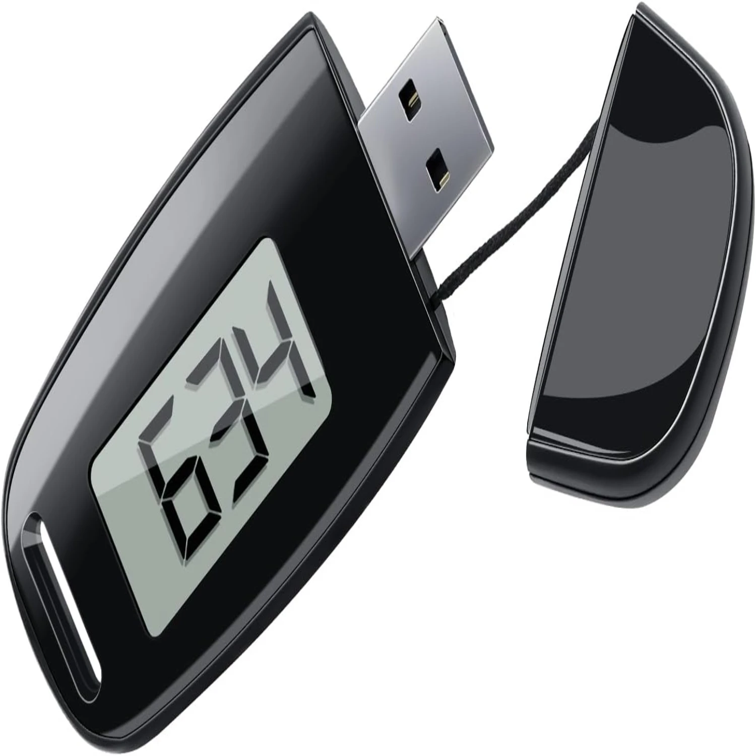 ake your fitness routine to the next level with this stylish, compact, and long-lasting pedometer. Easily charge it via USB for
ake your fitness routine to the next level with this stylish, compact, and long-lasting pedometer. Easily charge it via USB for