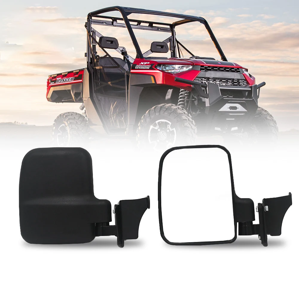 2pcs Black UTV Side Mirror Rear View Mirrors For Polaris Ranger 1000XP 2018+ Motorcyle Accessories Exterior
2pcs Black UTV Side Mirror Rear View Mirrors For Polaris Ranger 1000XP 2018+ Motorcyle Accessories Exterior
