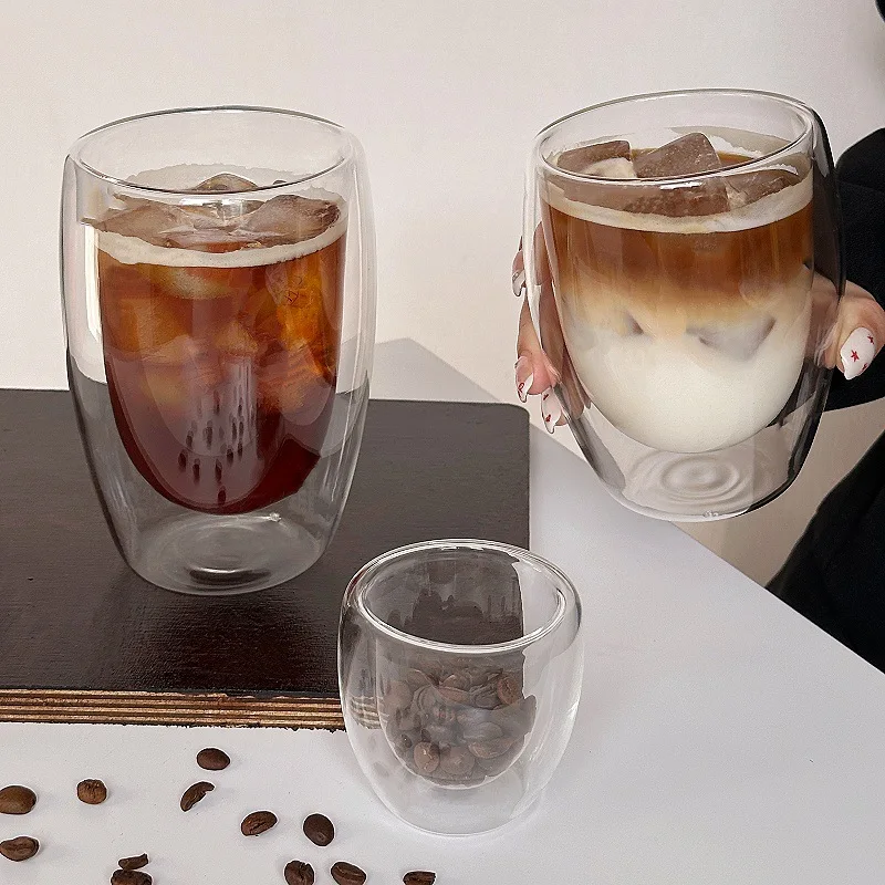 Heat Resistant Double Wall Glass Cup Handmade Transparent Tea Cup Beverage Cup Milk Cup Fruit Juice Cup Creative CupCoffee Cup
Heat Resistant Double Wall Glass Cup Handmade Transparent Tea Cup Beverage Cup Milk Cup Fruit Juice Cup Creative CupCoffee Cup