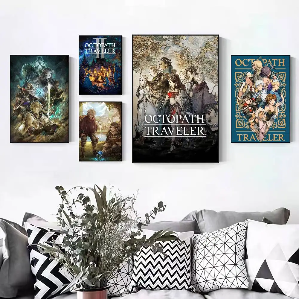 Game O-Octopath Traveler Peelable Self-adhesive Poster Stickers Are Suitable For Frameless Wall Decoration In A Room
Game O-Octopath Traveler Peelable Self-adhesive Poster Stickers Are Suitable For Frameless Wall Decoration In A Room