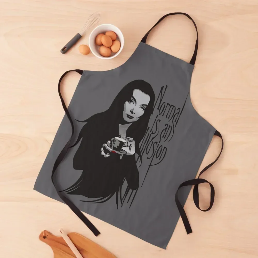 Normal Is An Illusion - Morticia Addams Apron All For Kitchen And Home Dress Restaurant Kitchen Equipment Cute Kitchen Apron
Normal Is An Illusion - Morticia Addams Apron All For Kitchen And Home Dress Restaurant Kitchen Equipment Cute Kitchen Apron