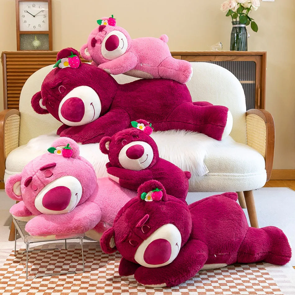 2026 Toy Story Lotso Cute Bear Strawberry Sofa Plush Pillow Stuffed Toys Children Girls Friends Festivals Birthday Gift
2026 Toy Story Lotso Cute Bear Strawberry Sofa Plush Pillow Stuffed Toys Children Girls Friends Festivals Birthday Gift