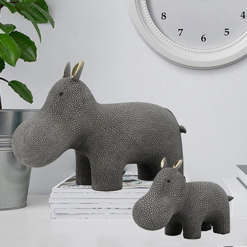 Resin Hippo Father and Son Set Ornament for Home Decorative Sculpture Statue of Living Room Office Bedroom
Resin Hippo Father and Son Set Ornament for Home Decorative Sculpture Statue of Living Room Office Bedroom