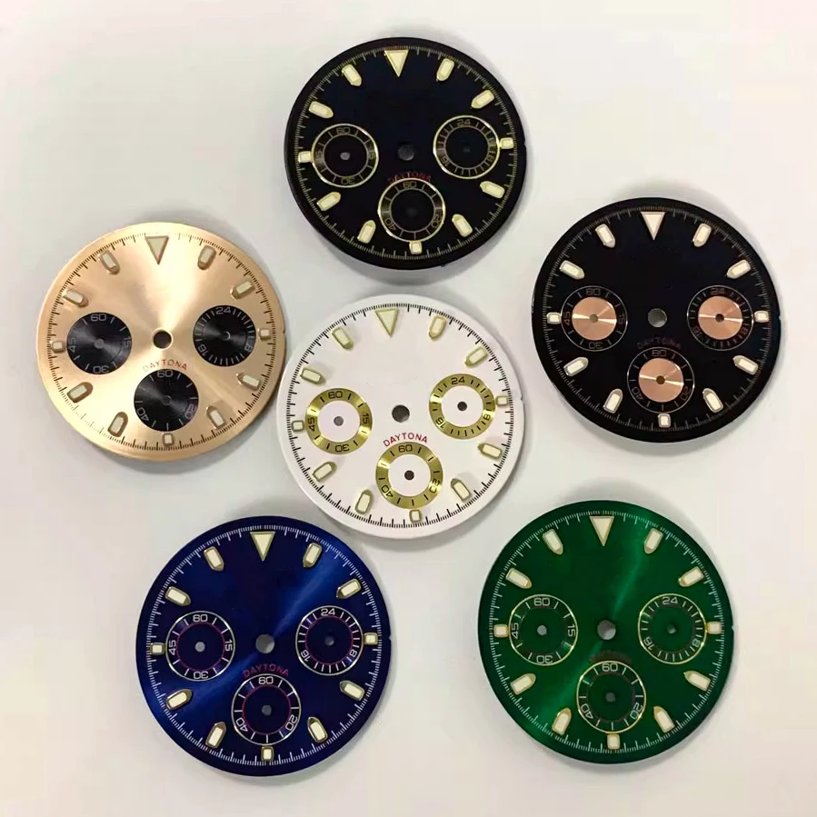 VK63 dial 29.5 dial S dial Chronograph Face 6 Hands luminous suitable for Quartz VK63 movement watch modification accessories
VK63 dial 29.5 dial S dial Chronograph Face 6 Hands luminous suitable for Quartz VK63 movement watch modification accessories