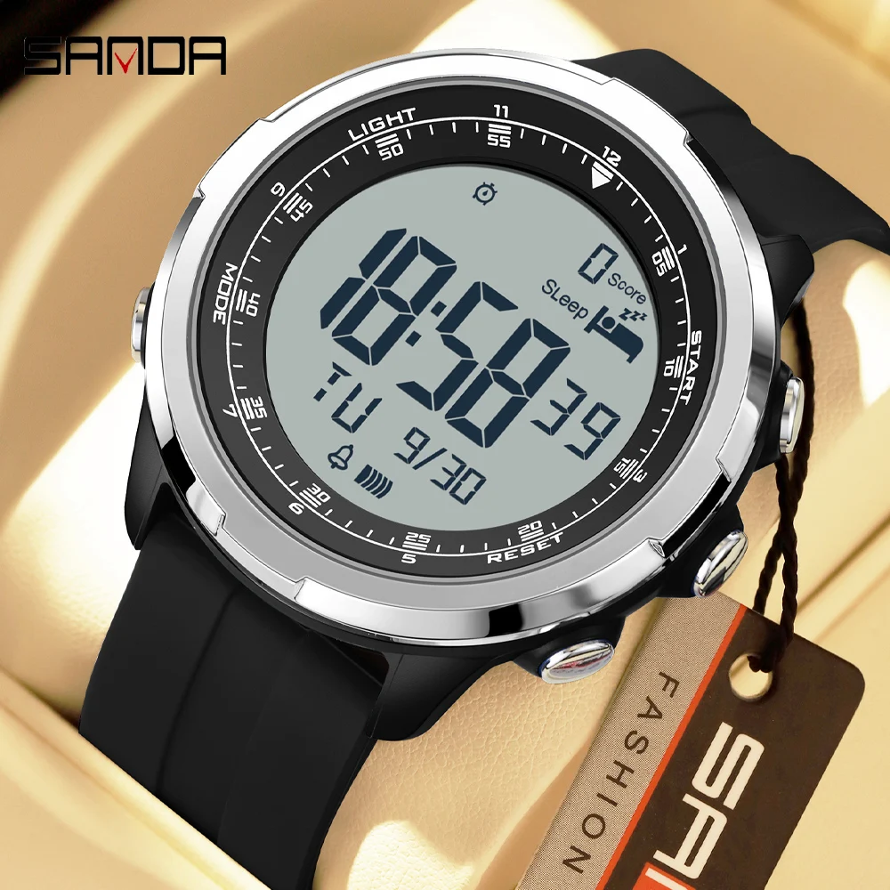 SANDA Watches Man Sports LED Digital Wristwatch Multifunctional Luminous Waterproof Date Week Student Electronic Watches
SANDA Watches Man Sports LED Digital Wristwatch Multifunctional Luminous Waterproof Date Week Student Electronic Watches