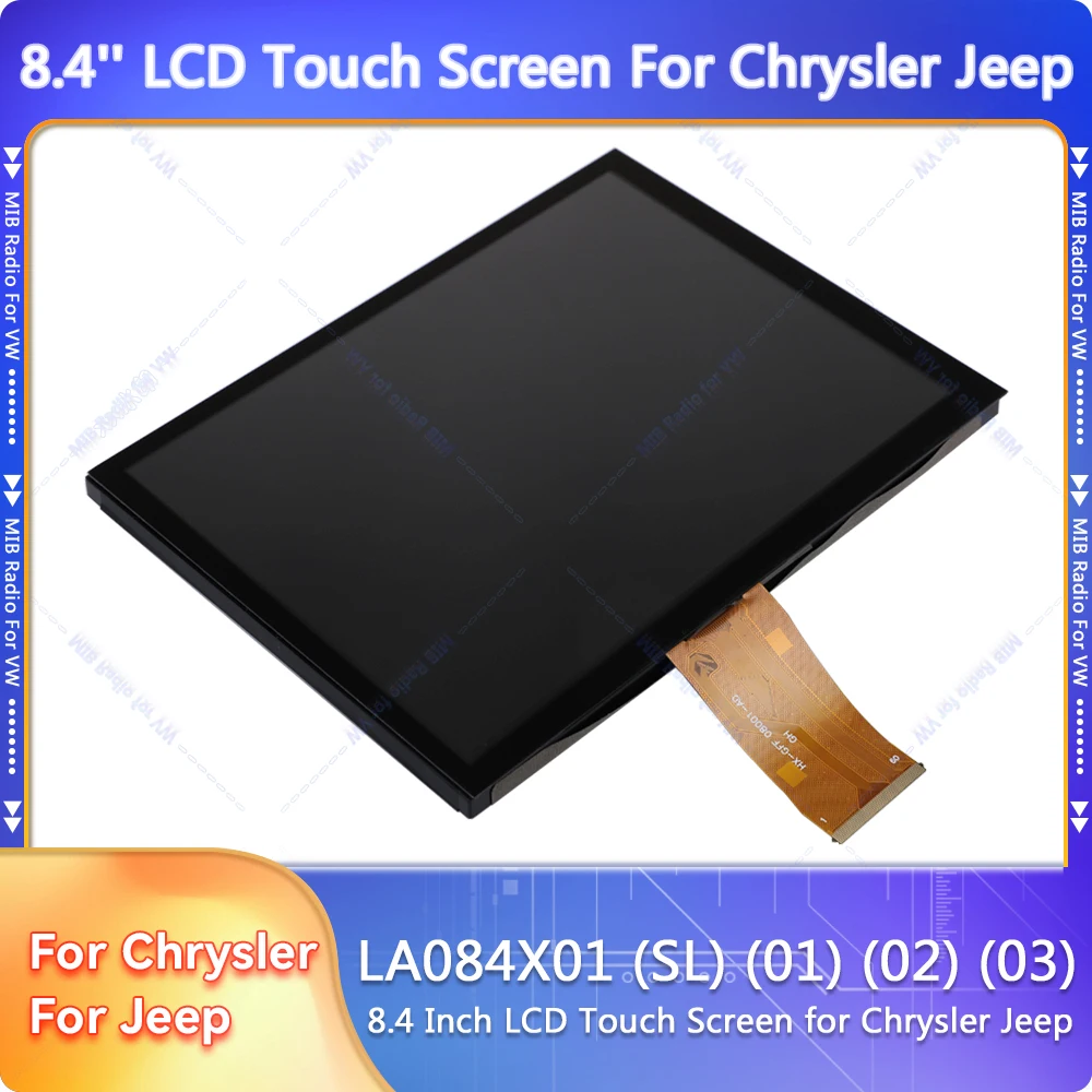 8.4" Car LCD MONITOR Touch Screen Radio Navigation LA084X01SL01 LA084X01SL02 LA084X01SL03 for Dodge Chrysler Jeep 2017-2021
8.4" Car LCD MONITOR Touch Screen Radio Navigation LA084X01SL01 LA084X01SL02 LA084X01SL03 for Dodge Chrysler Jeep 2017-2021