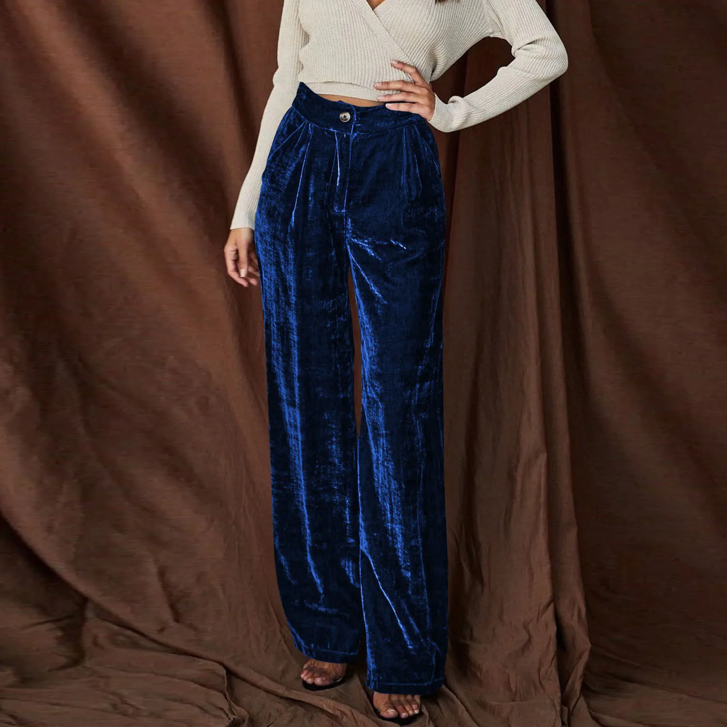 Velvet Wide Leg Pants Pencil Luxury 2023 Winter Fall Women Casual Clothes Casual Sexy Elegant Trousers Ladies Long Pant
Velvet Wide Leg Pants Pencil Luxury 2023 Winter Fall Women Casual Clothes Casual Sexy Elegant Trousers Ladies Long Pant