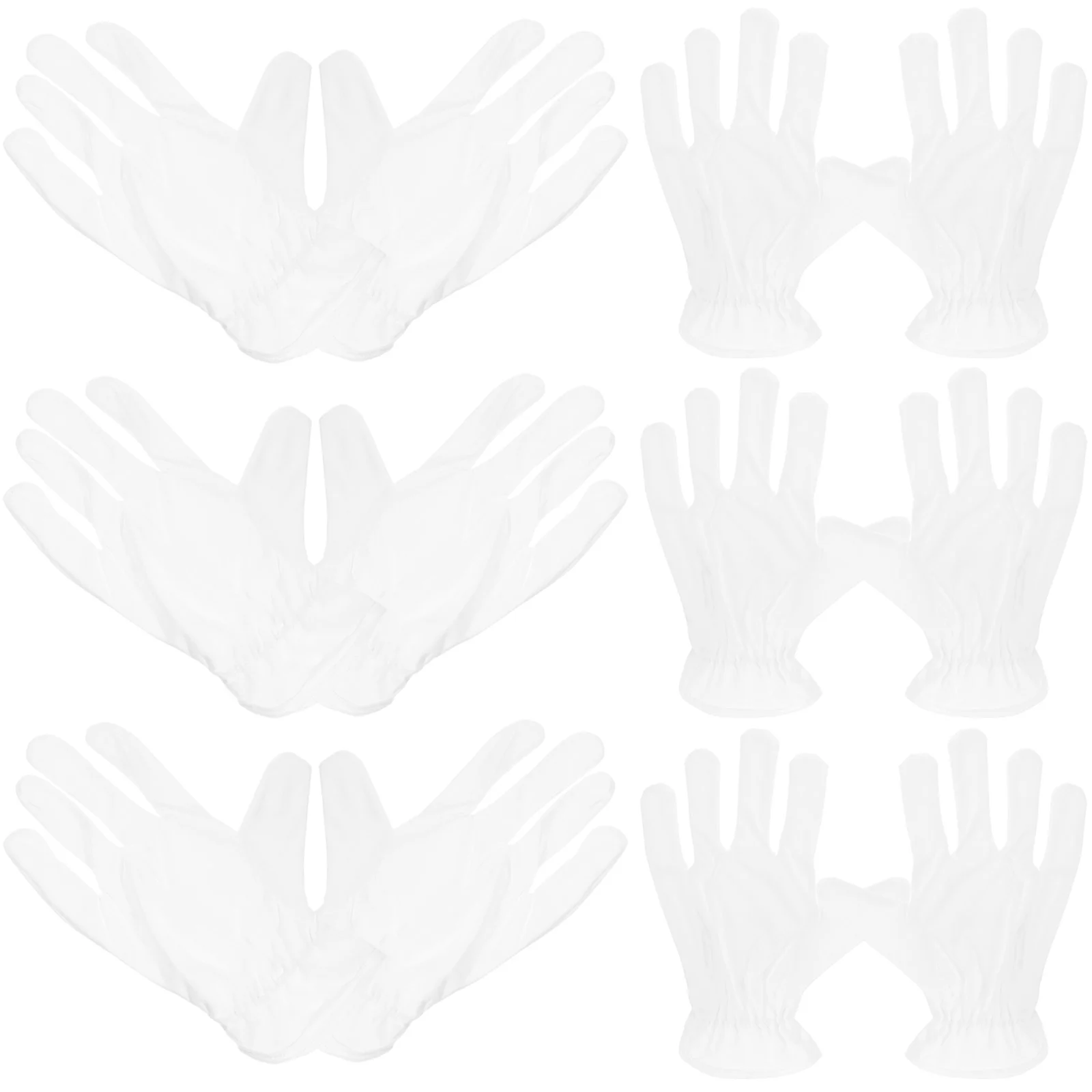 6 Pairs Dust-free Gloves Microfiber for Jewelry Arm Fishnet White Cloth Testing Kit Inspection Men Women Coin Miss
6 Pairs Dust-free Gloves Microfiber for Jewelry Arm Fishnet White Cloth Testing Kit Inspection Men Women Coin Miss
