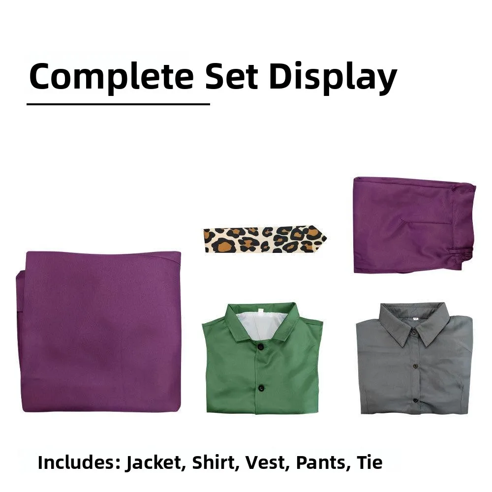 Cosplay Costume Halloween Joker Men's Suit Outerwear Dark Knight Heath Ledger Style Stage Performance Traditional Chin...
Cosplay Costume Halloween Joker Men's Suit Outerwear Dark Knight Heath Ledger Style Stage Performance Traditional Chin...