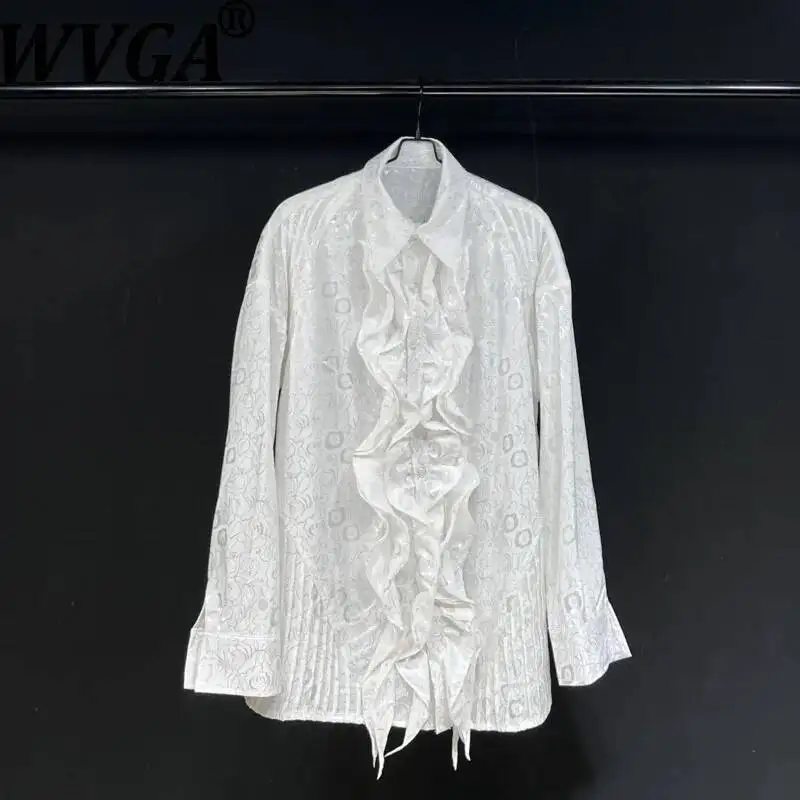 WVGA Spring Autumn New Men's Lace Chinese Style Pleated Elegant Trendy SunProof Long Sleeve Shirts Niche Chic Casual Tops W23650
WVGA Spring Autumn New Men's Lace Chinese Style Pleated Elegant Trendy SunProof Long Sleeve Shirts Niche Chic Casual Tops W23650
