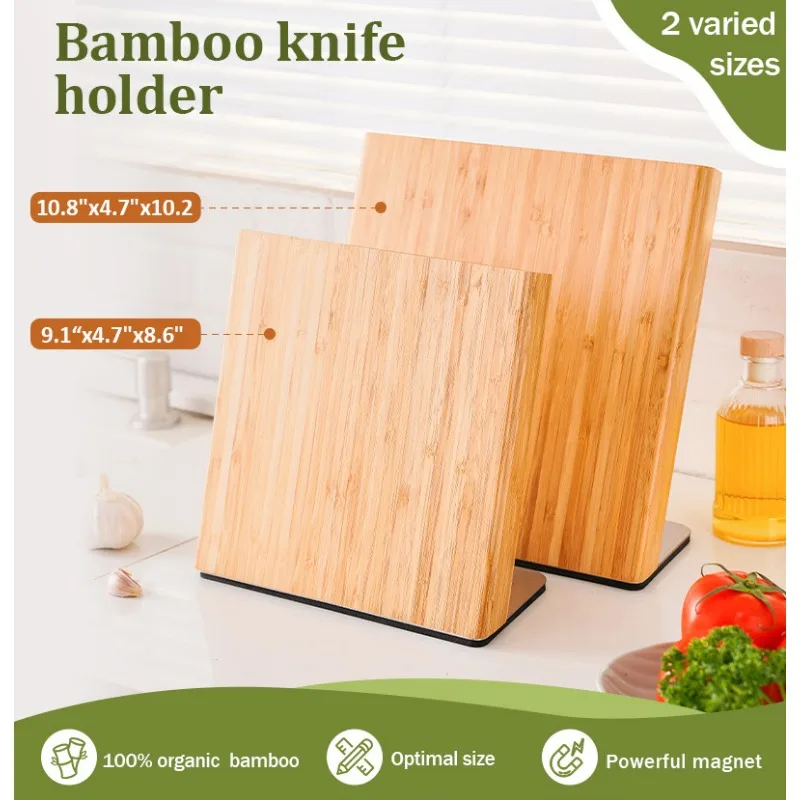 Trong Magnetic Bamboo Knife Holder, Easy Mount Storage for Chef Knives & Scissors, Space Saving Kitchen Organizer Rack
Trong Magnetic Bamboo Knife Holder, Easy Mount Storage for Chef Knives & Scissors, Space Saving Kitchen Organizer Rack
