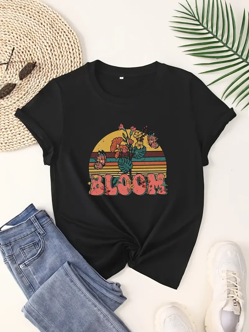 Cartoon minimalist and fun T-shirt for women's fashion Casual T-shirt for women's short sleeved round neck Y2K shirt for women
Cartoon minimalist and fun T-shirt for women's fashion Casual T-shirt for women's short sleeved round neck Y2K shirt for women
