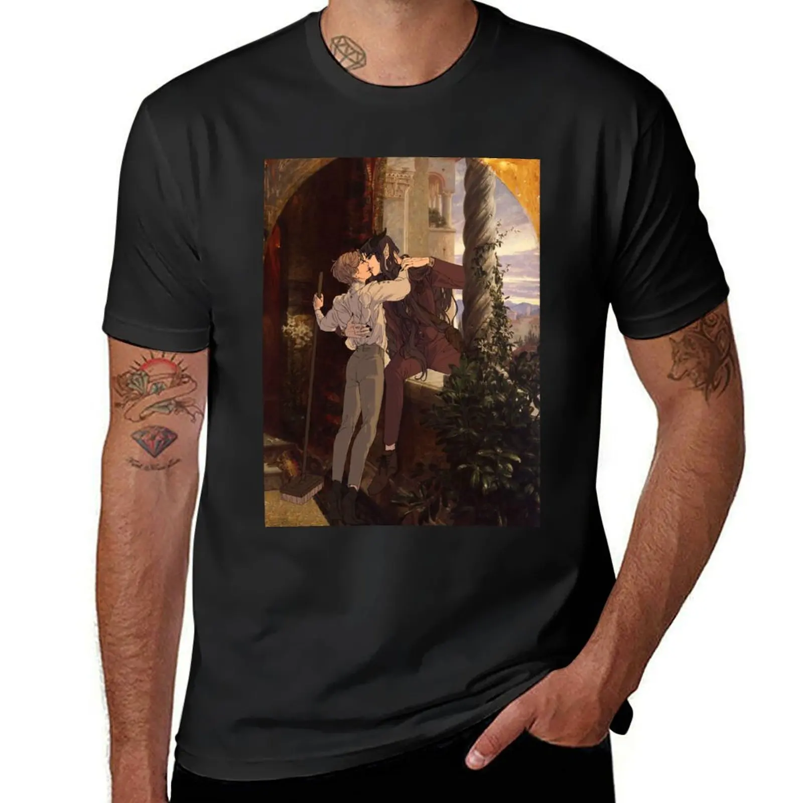 Romeo and Juliet (Prince of the Sorrows) T-Shirt quick drying sweat mens plain t shirts
Romeo and Juliet (Prince of the Sorrows) T-Shirt quick drying sweat mens plain t shirts