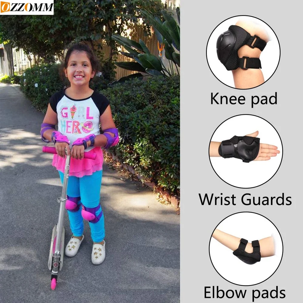 6PCS Kid Protective Gear Set, Knee Wrist Elbow Guard Pads Bicycle Skateboard Ice Skating Knee Protector Guard Sport Safety Parts
6PCS Kid Protective Gear Set, Knee Wrist Elbow Guard Pads Bicycle Skateboard Ice Skating Knee Protector Guard Sport Safety Parts