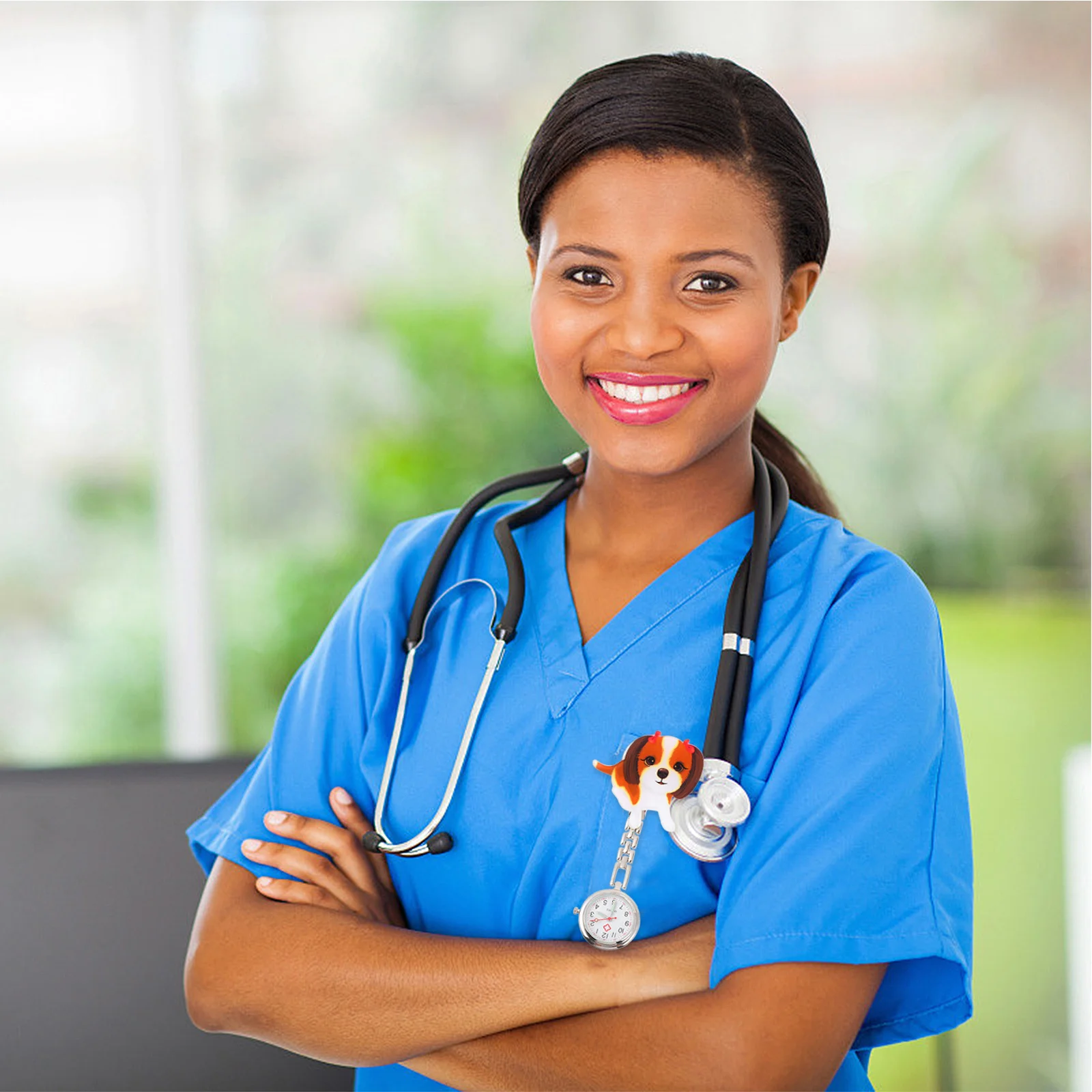 1Set Cartoon Little Dog Nurse Chest Watch Hanging Pocket Watch Exam Use Nurse Gift Large Accurate
1Set Cartoon Little Dog Nurse Chest Watch Hanging Pocket Watch Exam Use Nurse Gift Large Accurate