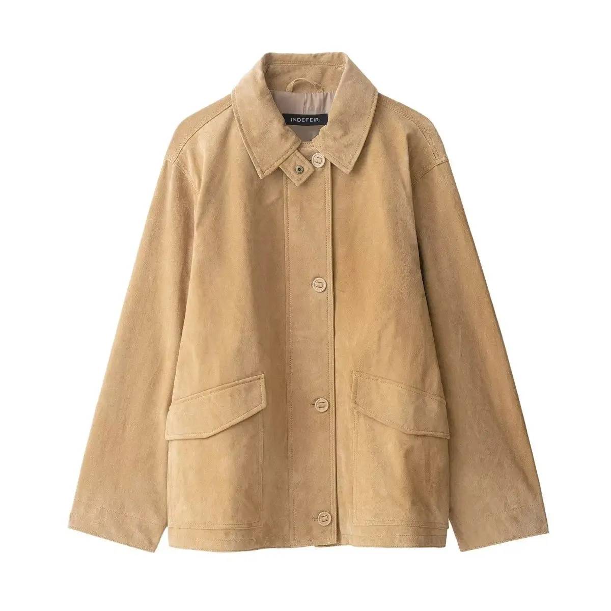 2026 Autumn and Winter New Women's Jacket Casual Loose Faux Leather Windproof Jacket
2026 Autumn and Winter New Women's Jacket Casual Loose Faux Leather Windproof Jacket