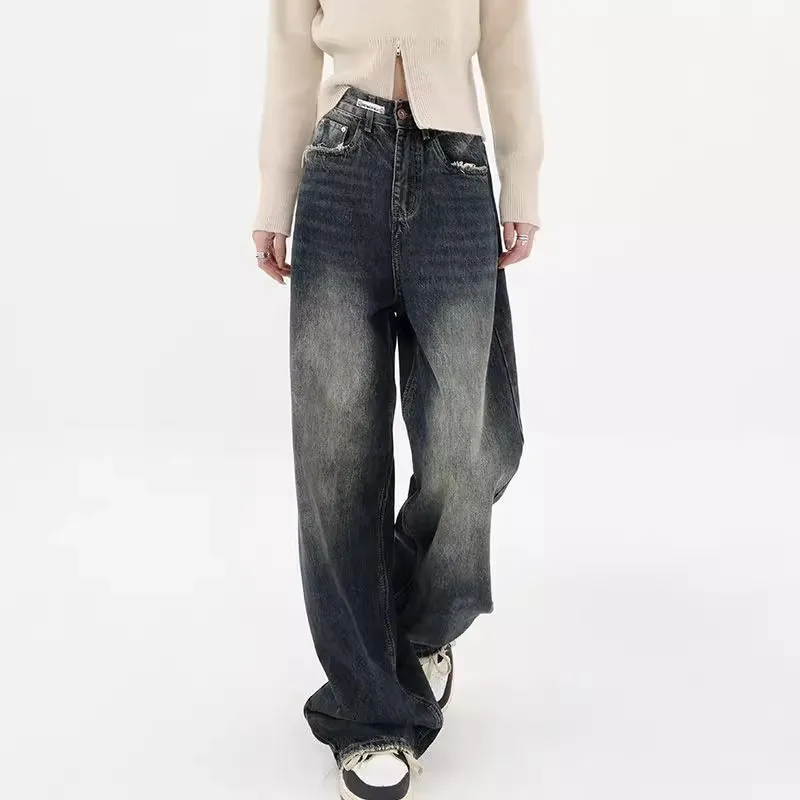 Loose Wide Leg Jeans Women's plus Size Slimming Straight Long Pants Comfortable Fit Commute Sle No Brand Registered Trademark
Loose Wide Leg Jeans Women's plus Size Slimming Straight Long Pants Comfortable Fit Commute Sle No Brand Registered Trademark