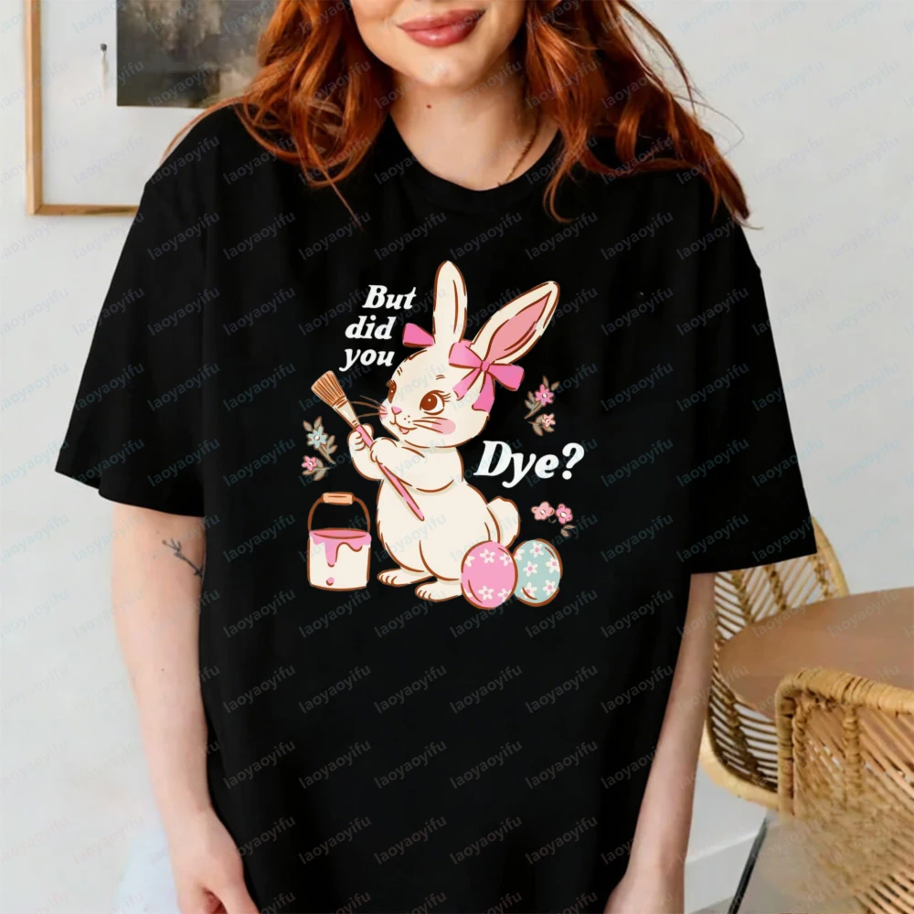 But Did You Dye Cute Easter Rabbit Shirt Funny Bunny Easter Tee Trendy Women Tees Cotton Crewneck Short Sleeve Shirts
But Did You Dye Cute Easter Rabbit Shirt Funny Bunny Easter Tee Trendy Women Tees Cotton Crewneck Short Sleeve Shirts