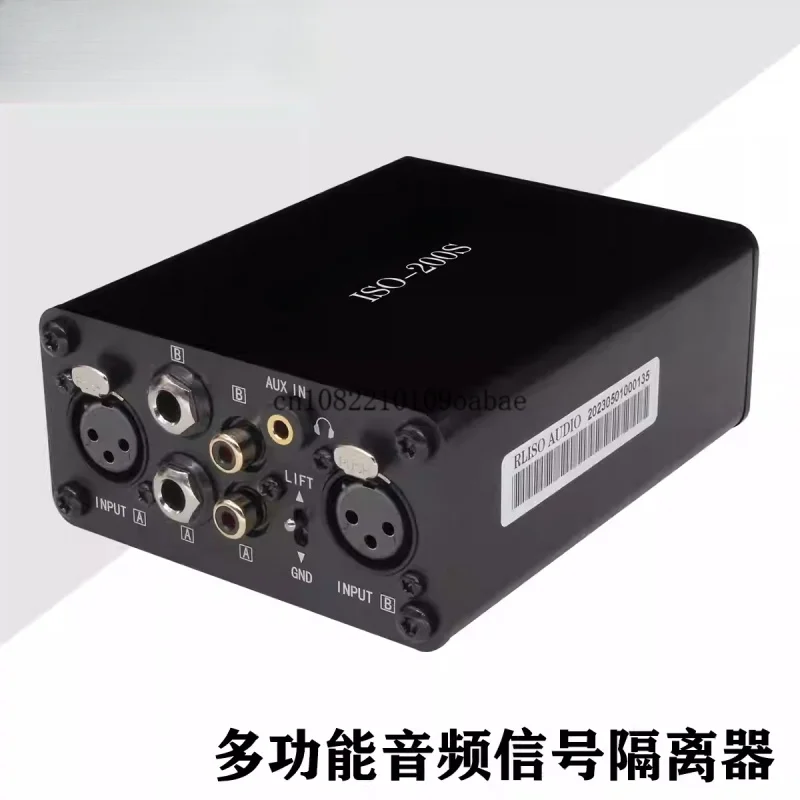 RLISO ISO-200S Multifunctional audio isolator XLR Professional audio isolation to eliminate electrical noise
RLISO ISO-200S Multifunctional audio isolator XLR Professional audio isolation to eliminate electrical noise