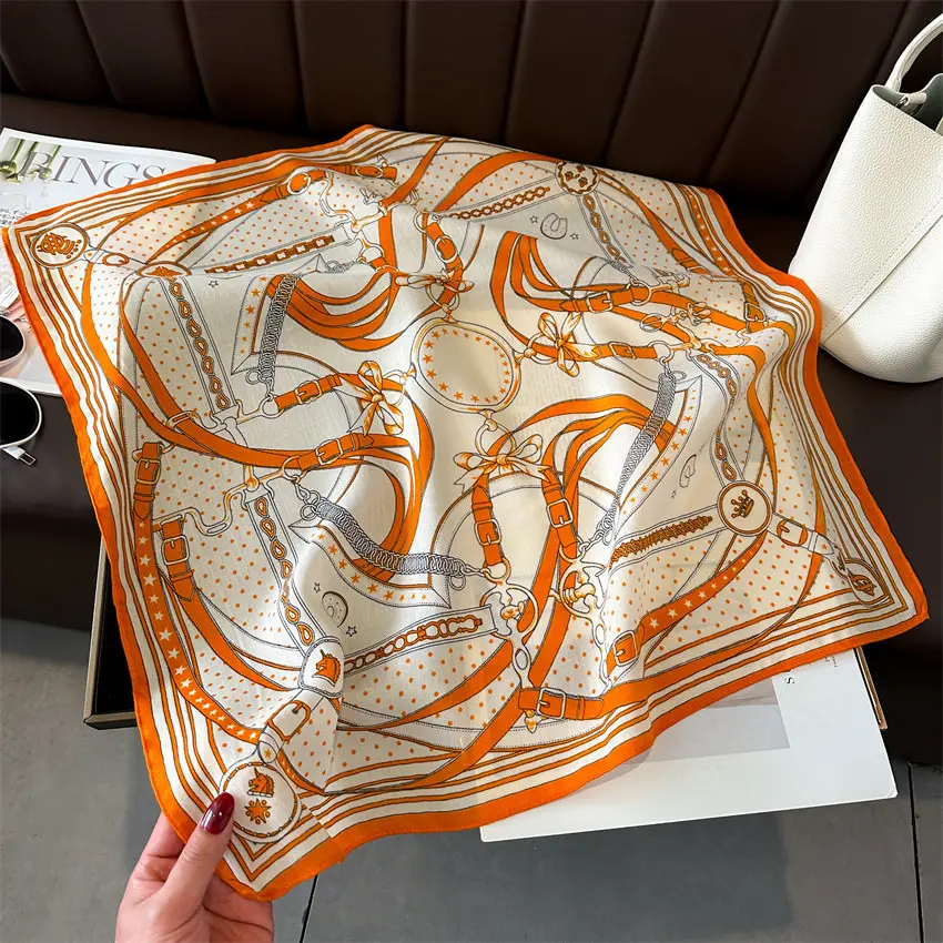 Women's Spring Summer Fashion Versatile Chain Small Square Scarf, Thin Retro Neck Scarf Shawl Headband Faux Velvet Wrap
Women's Spring Summer Fashion Versatile Chain Small Square Scarf, Thin Retro Neck Scarf Shawl Headband Faux Velvet Wrap