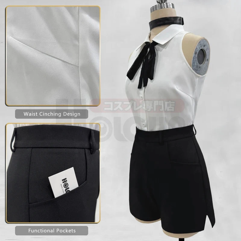 ㄨ2026HOLOUN Chainsaw Anime Reze Cosplay Costume Wig White Shirt Black Shorts Choker Tie Halloween Christmas Convention Rose N㎡@¥
ㄨ2026HOLOUN Chainsaw Anime Reze Cosplay Costume Wig White Shirt Black Shorts Choker Tie Halloween Christmas Convention Rose N㎡@¥
