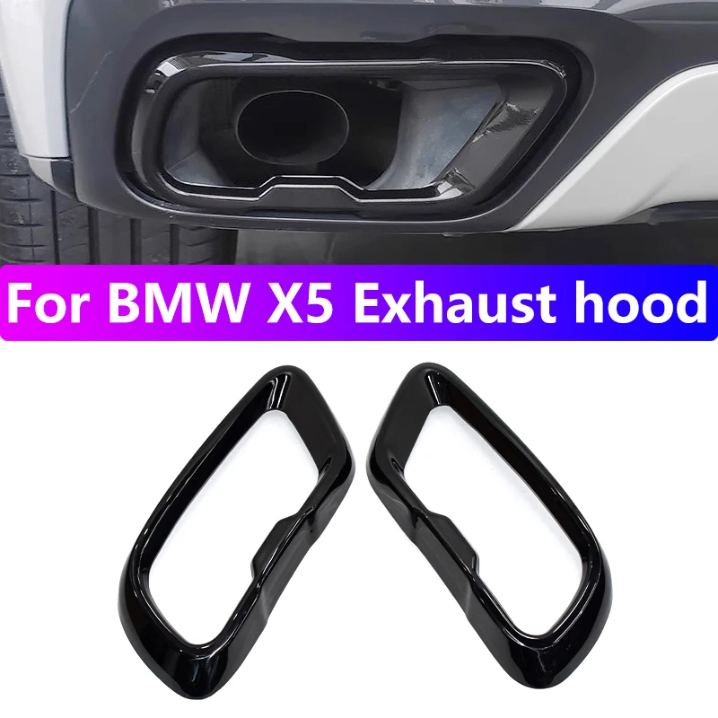 1 пара глушителя выхлопной трубы BMW X5 G05, накладка задней двери, внешняя черная насадка из нержавеющей стали, выхлопная крышка
1 пара глушителя выхлопной трубы BMW X5 G05, накладка задней двери, внешняя черная насадка из нержавеющей стали, выхлопная крышка