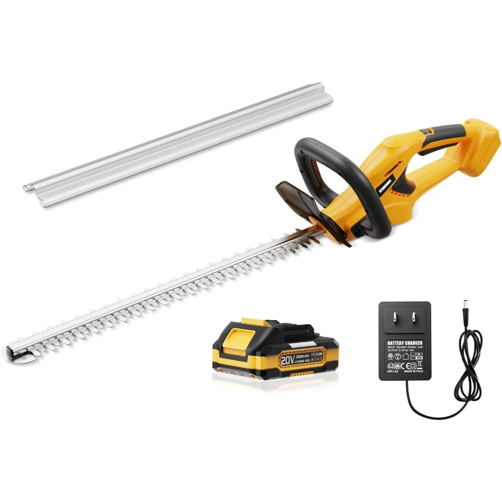 20V Cordless Hedge Trimmer 22-Inch Electric Bush Trimmer, 5/8" Cutting Capacity, Battery Powered Lightweight Handheld Shrub Tri
20V Cordless Hedge Trimmer 22-Inch Electric Bush Trimmer, 5/8" Cutting Capacity, Battery Powered Lightweight Handheld Shrub Tri