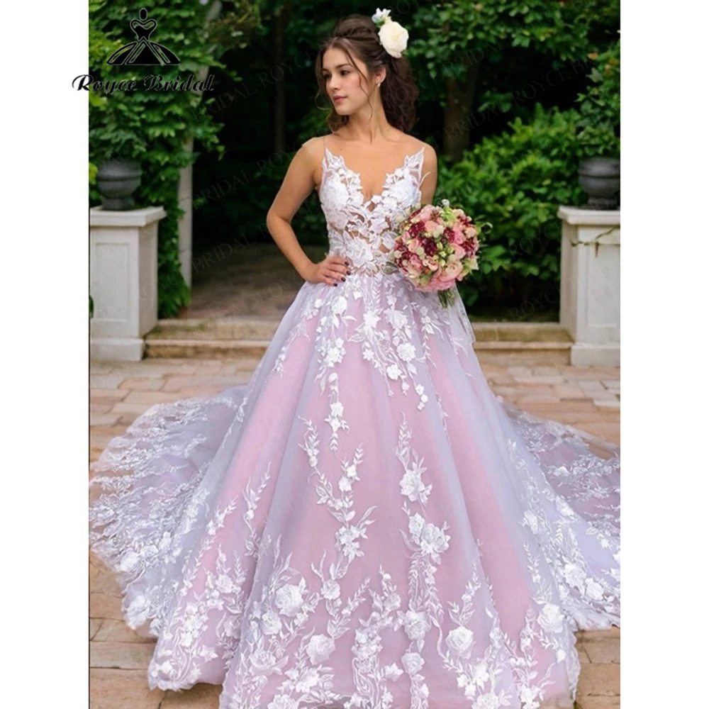 Roycebridal свадебное платье трапециевидной формы с v-образным вырезом и кружевной аппликацией, 2024, свадебное платье на тонких бретельках со шлейфом, индивидуальные Hochzeitskleid
Roycebridal свадебное платье трапециевидной формы с v-образным вырезом и кружевной аппликацией, 2024, свадебное платье на тонких бретельках со шлейфом, индивидуальные Hochzeitskleid