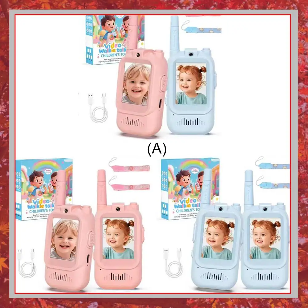2PCS Kids Video Walkie Talkies USB Charging Indoor and Outdoor High Definition Intercom Children's Toys Birthday Gifts Ages 3-12
2PCS Kids Video Walkie Talkies USB Charging Indoor and Outdoor High Definition Intercom Children's Toys Birthday Gifts Ages 3-12
