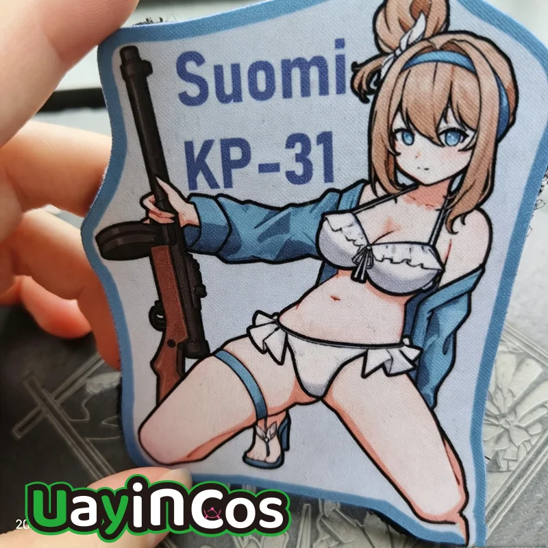 GIRLS' FRONTLINE 2:EXILIUM KP-31 suomi Embroidered Hook Arm Badge Anime Accessory Patches Morale Seal Backpack Sticker Game T
GIRLS' FRONTLINE 2:EXILIUM KP-31 suomi Embroidered Hook Arm Badge Anime Accessory Patches Morale Seal Backpack Sticker Game T