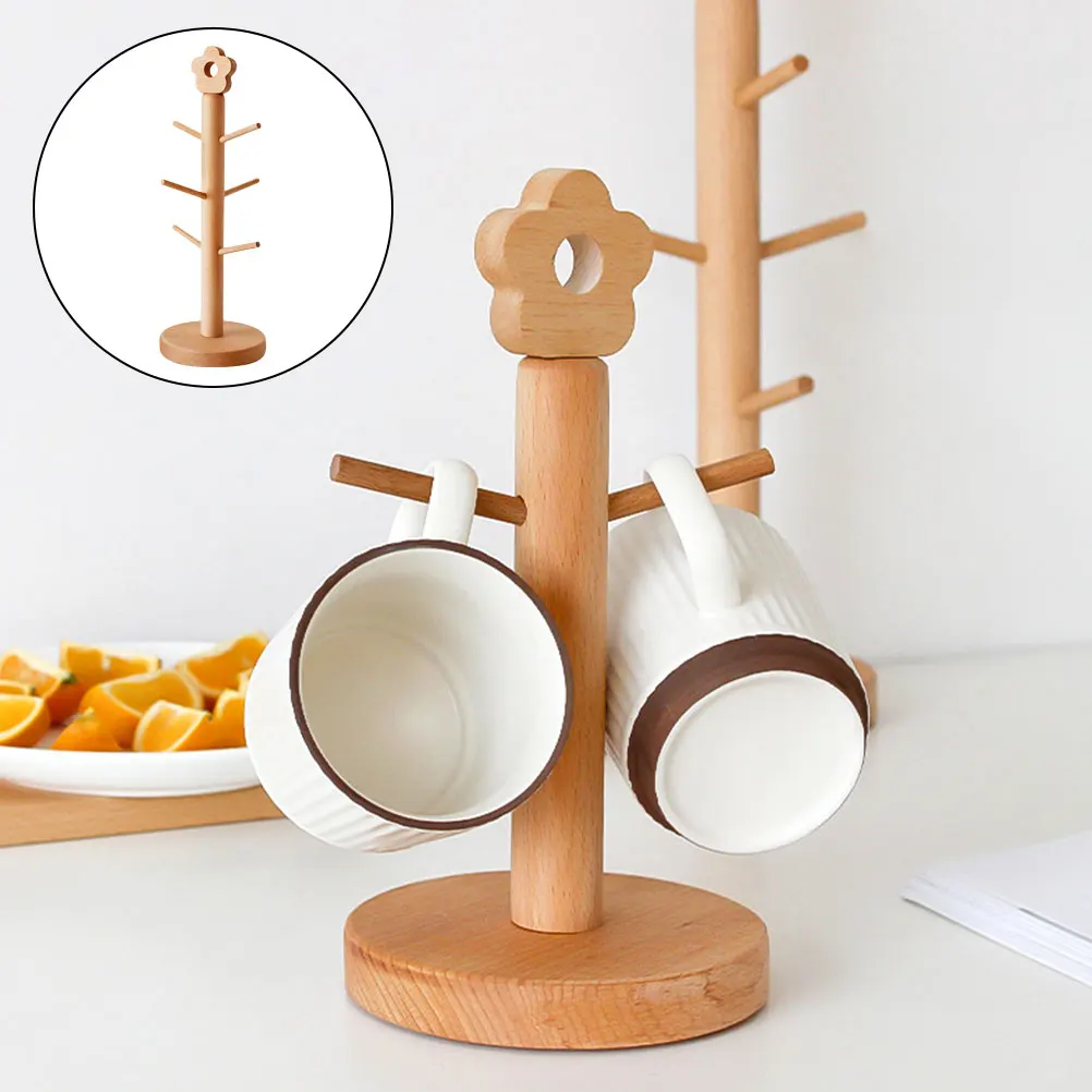 1pc Wooden Mug Rack Solid Wood Cup Hanger Anti-Slip Kitchen Storage Rack Home Cafe Hanging Shelf Multi-Purpose Cup
1pc Wooden Mug Rack Solid Wood Cup Hanger Anti-Slip Kitchen Storage Rack Home Cafe Hanging Shelf Multi-Purpose Cup
