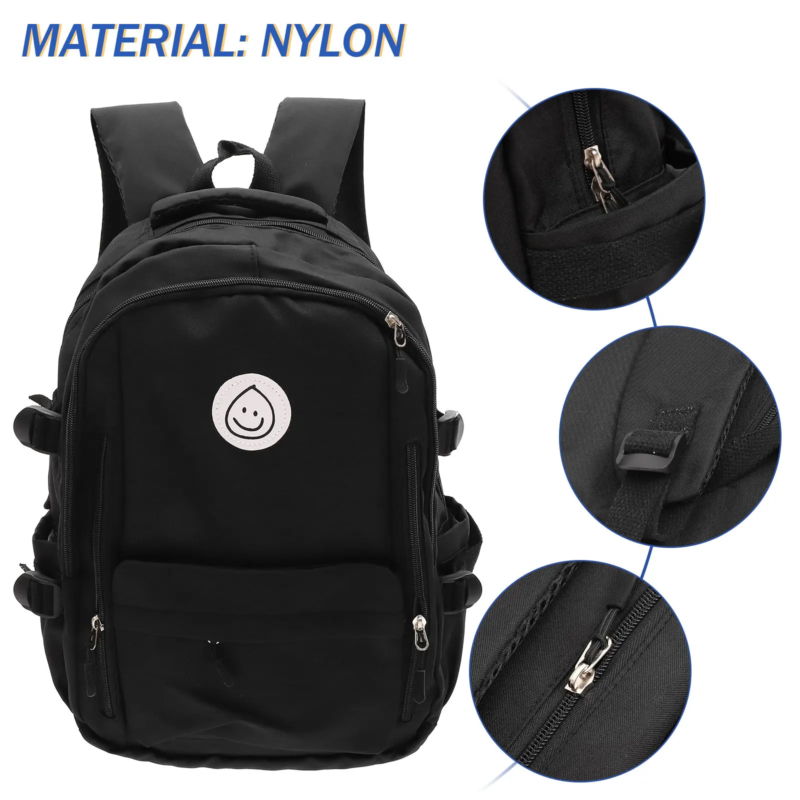 1 шт., студенческий рюкзак, нейлоновый школьный рюкзак большой вместимости, двусторонние карманы, сумка-органайзер, уличная сумка для хранения книг и канцелярских принадлежностей
1 шт., студенческий рюкзак, нейлоновый школьный рюкзак большой вместимости, двусторонние карманы, сумка-органайзер, уличная сумка для хранения книг и канцелярских принадлежностей