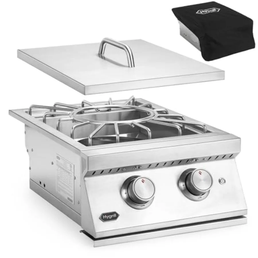 Профессиональная встраиваемая боковая горелка Hygrill с крышкой, на жидком пропане, из нержавеющей стали, мощная горелка для приготовления пищи на открытом воздухе и для кухни
Профессиональная встраиваемая боковая горелка Hygrill с крышкой, на жидком пропане, из нержавеющей стали, мощная горелка для приготовления пищи на открытом воздухе и для кухни