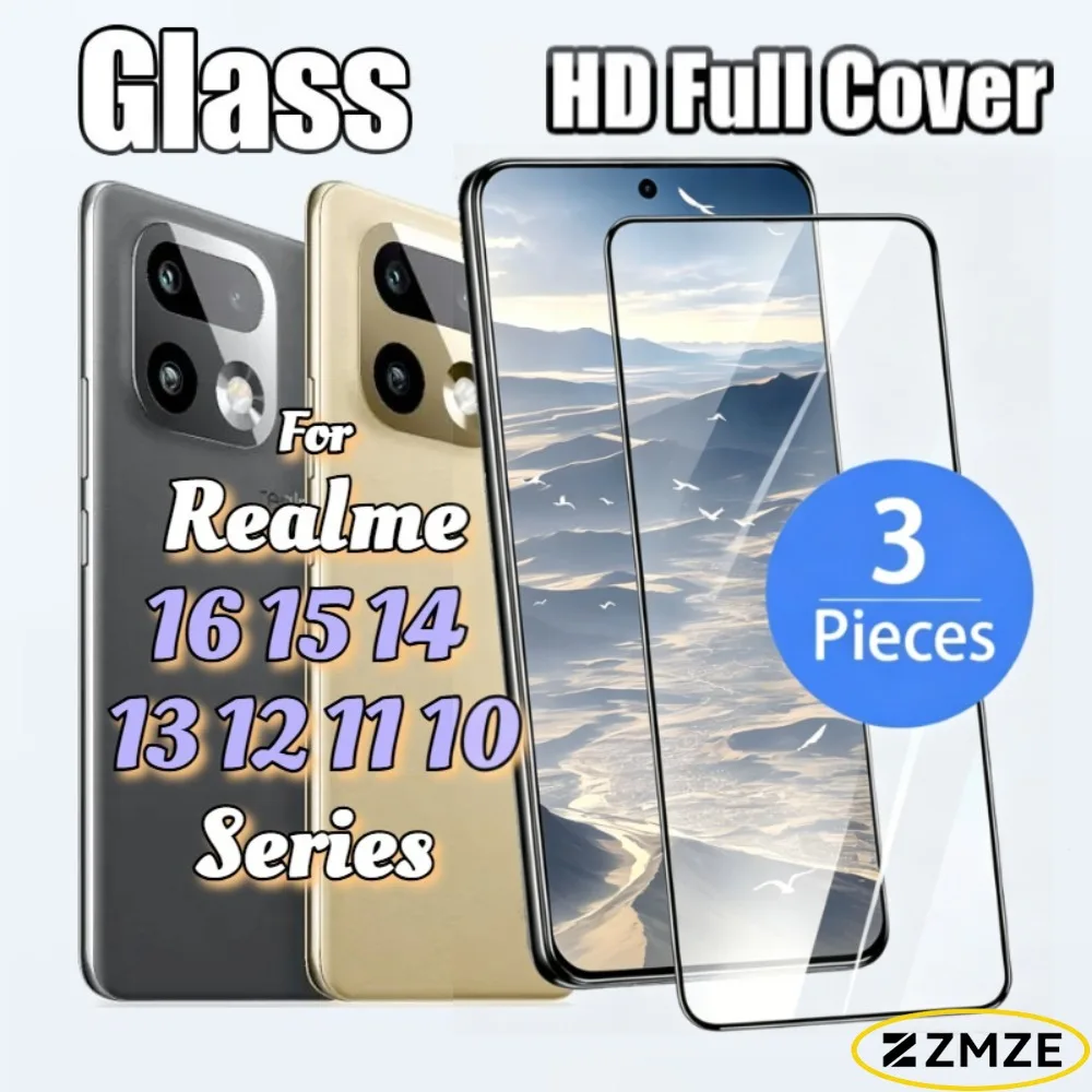 3 Pcs Clear Tempered Glass Films For Realme 16 14 13 12 11 10 Pro+ 15 14 13 12 11 Pro 14 Pro Lite Series Screen Protectivel Film
3 Pcs Clear Tempered Glass Films For Realme 16 14 13 12 11 10 Pro+ 15 14 13 12 11 Pro 14 Pro Lite Series Screen Protectivel Film