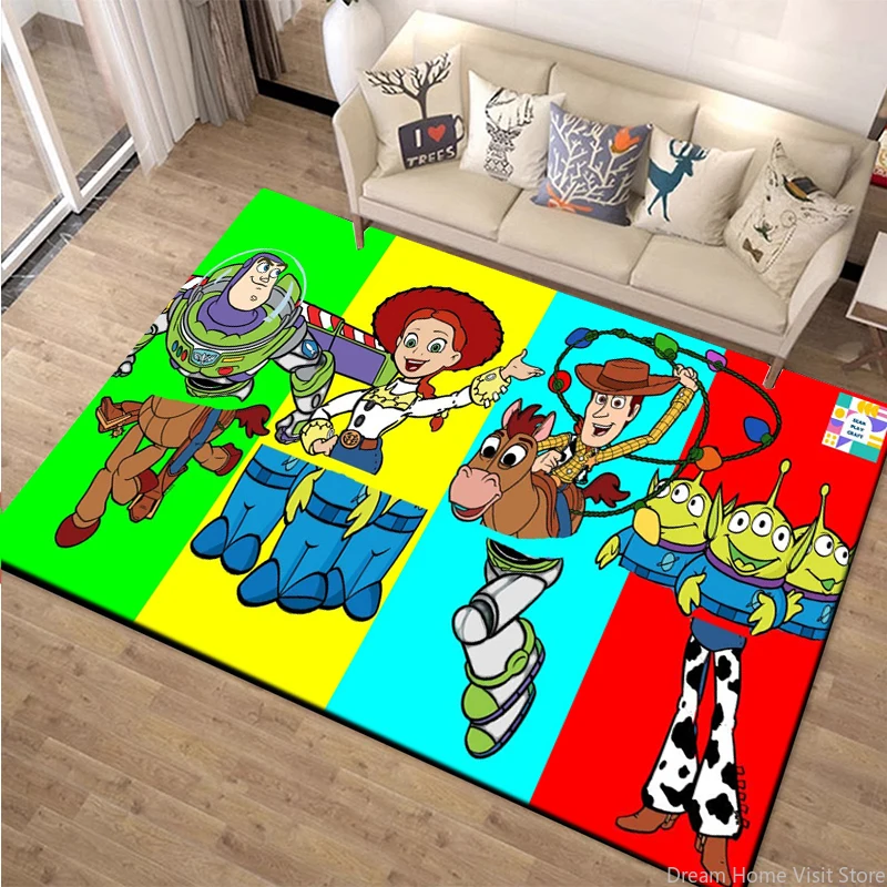 MINISO Disney Toy Story Printed Cartoon Rug Carpet For Home Living Room Decoration Sofa Bedroom Non Slip Kitchen Mat Kid's Gifts
MINISO Disney Toy Story Printed Cartoon Rug Carpet For Home Living Room Decoration Sofa Bedroom Non Slip Kitchen Mat Kid's Gifts
