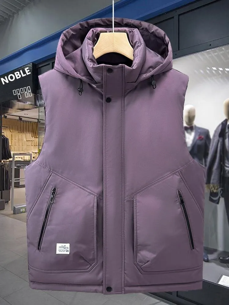 Men's down Cotton Vest Winter Warmth Youth Faion Thiened Stand Fit Polyester Fiber Zipper Closure Color Vest
Men's down Cotton Vest Winter Warmth Youth Faion Thiened Stand Fit Polyester Fiber Zipper Closure Color Vest