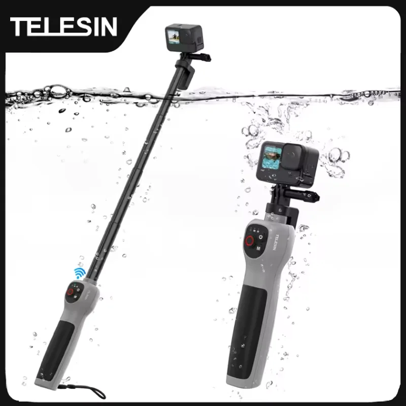 TELESIN подводная палка для селфи, водонепроницаемая выдвижная палка для селфи для дайвинга, беспроводной пульт дистанционного управления для Gopro Hero 8, 9, 10, 11, 12, 13
TELESIN подводная палка для селфи, водонепроницаемая выдвижная палка для селфи для дайвинга, беспроводной пульт дистанционного управления для Gopro Hero 8, 9, 10, 11, 12, 13