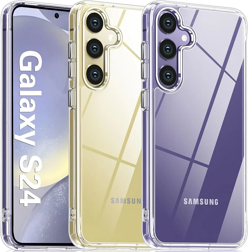 Shockproof Clear Phone Case For Samsung Galaxy S24 S23 S22 Ultra Plus S20 S21 FE A52 A54 A53 Metal Buttons Soft Silicone Cover
Shockproof Clear Phone Case For Samsung Galaxy S24 S23 S22 Ultra Plus S20 S21 FE A52 A54 A53 Metal Buttons Soft Silicone Cover