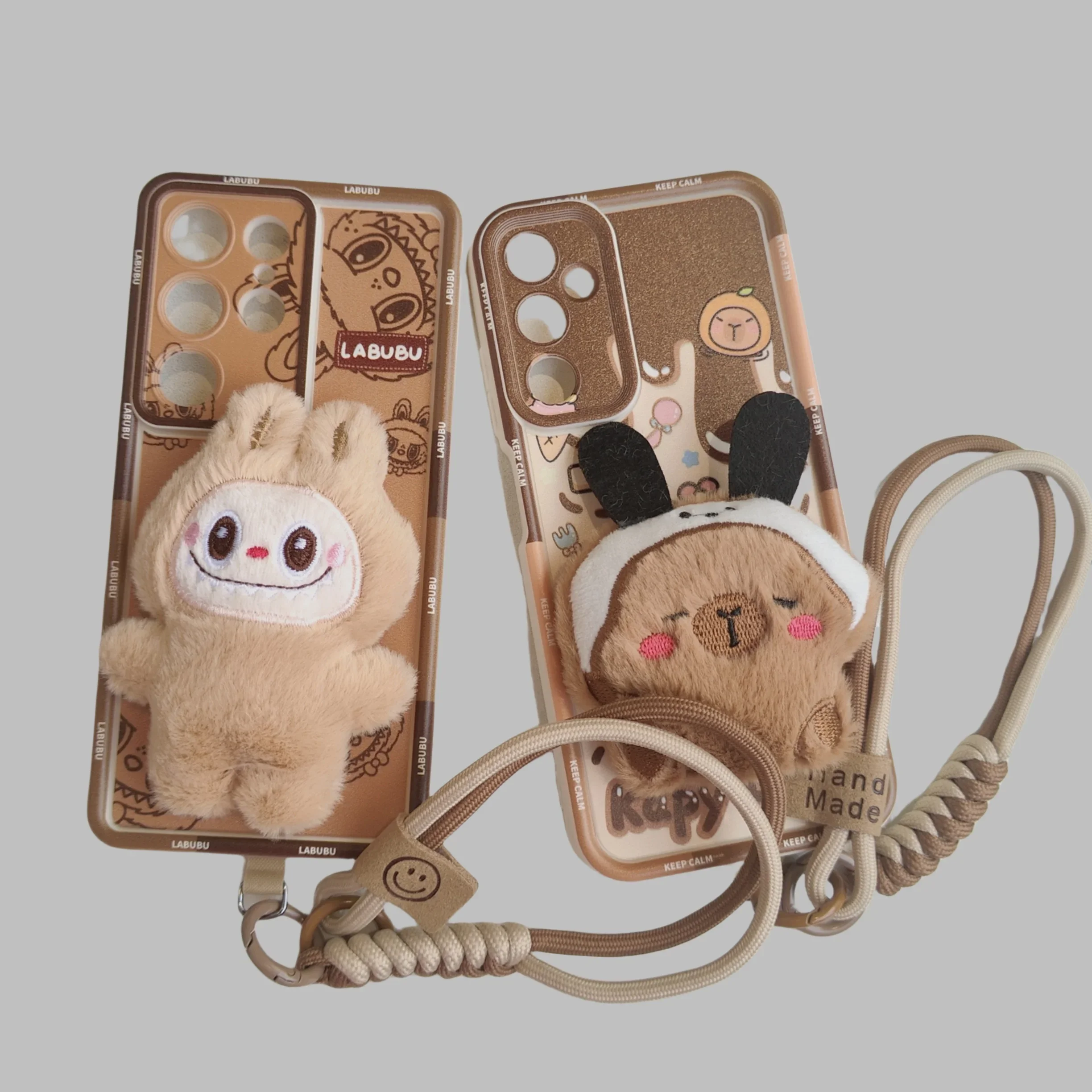 3D Doll Plush Labubu Capybara Cartoon Phone Case for OPPO A94 A95 A96 A92 A83 A79 A74 With Rope Strap Crossbody Lanyard Cover
3D Doll Plush Labubu Capybara Cartoon Phone Case for OPPO A94 A95 A96 A92 A83 A79 A74 With Rope Strap Crossbody Lanyard Cover