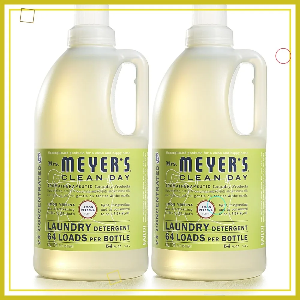 Жидкое средство для стирки Lemon Verbena с эфирными маслами, 64 унции - упаковка из 2 штук (на 128 стирок), свежесть и чистота
Жидкое средство для стирки Lemon Verbena с эфирными маслами, 64 унции - упаковка из 2 штук (на 128 стирок), свежесть и чистота