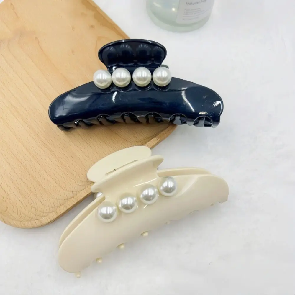 Hair Jewelry Ornament French Design Hair Claw Clip Elegant Long Pearl Women Acetate Hair Clips Korean Style Fashion
Hair Jewelry Ornament French Design Hair Claw Clip Elegant Long Pearl Women Acetate Hair Clips Korean Style Fashion