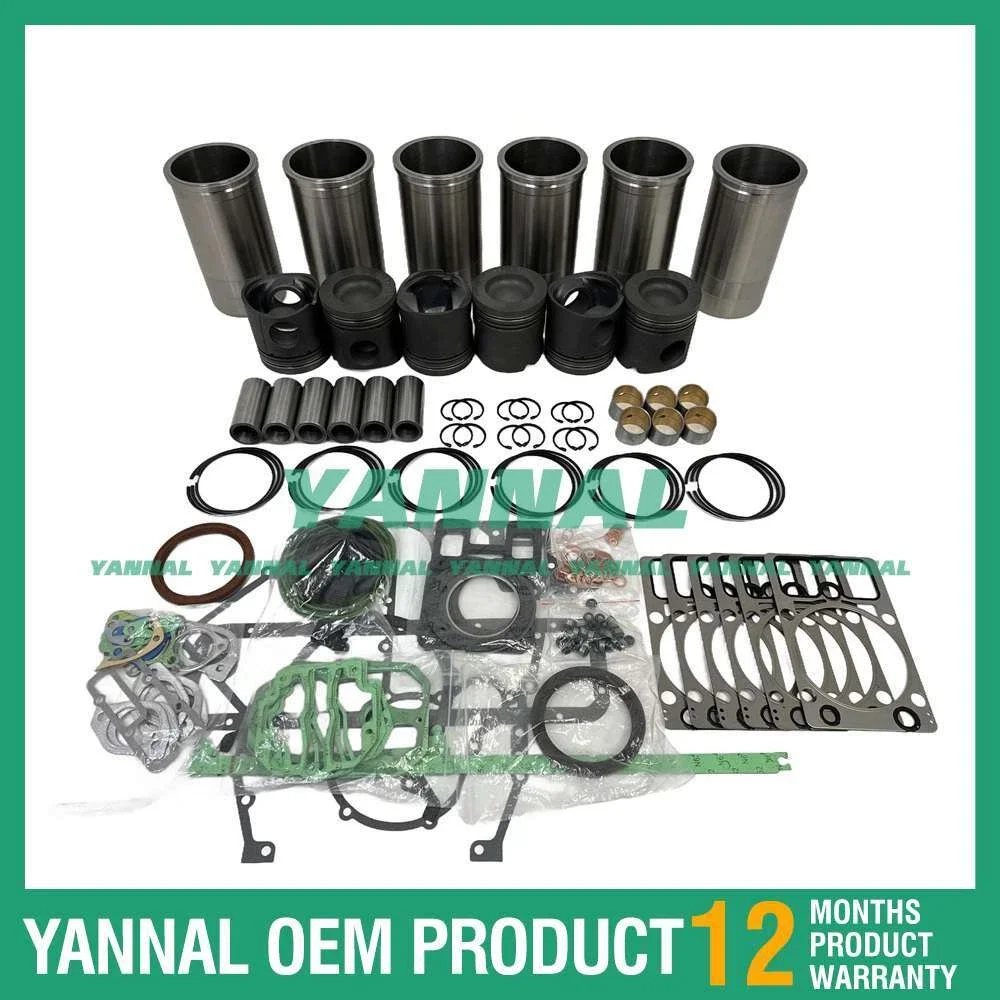 6 PCS Overhaul Kit With Gasket Set For Deutz BF6M1015 Engine MHL38 excavator
6 PCS Overhaul Kit With Gasket Set For Deutz BF6M1015 Engine MHL38 excavator