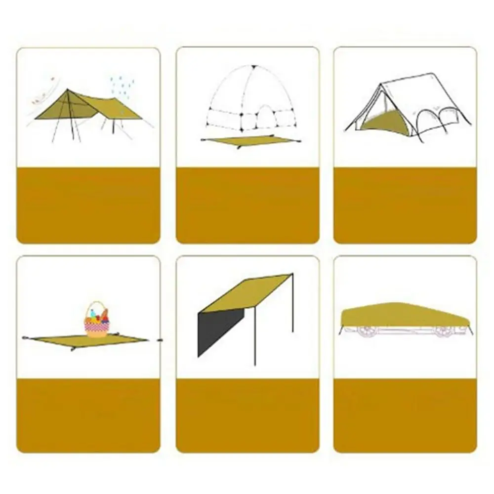 Multi-purpose Tent Floor Tarp Picnic Mat Oxford Cloth Ultralight Pocket Outdoor Tent Footprints Beach Tarp with Sack Waterproof
Multi-purpose Tent Floor Tarp Picnic Mat Oxford Cloth Ultralight Pocket Outdoor Tent Footprints Beach Tarp with Sack Waterproof