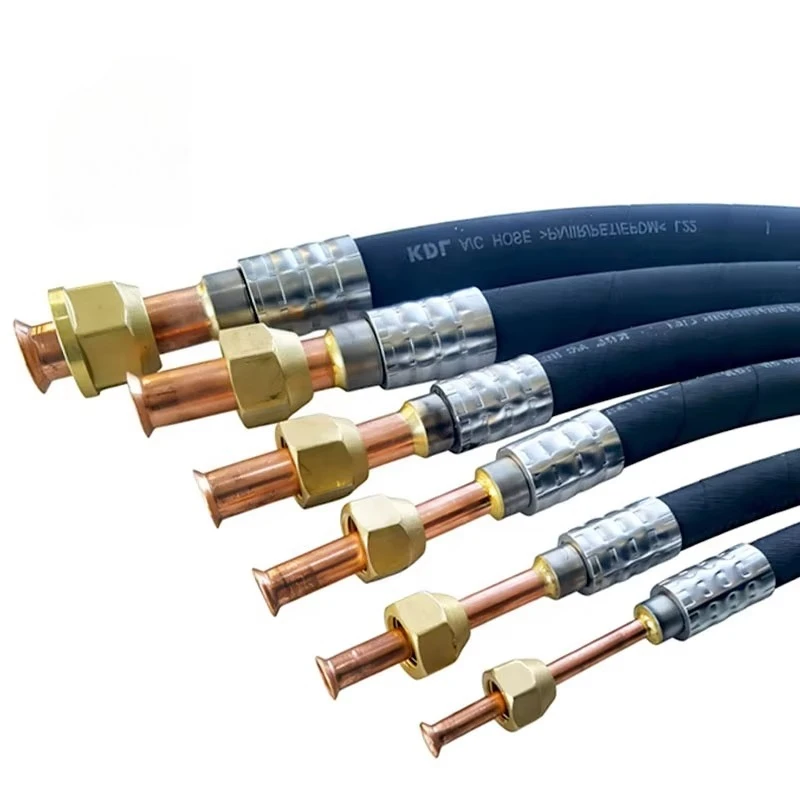 L-SS Type 4m/pc Patented Stainless Steel Leak-Proof Pagoda SS Bushing Brass Union Nut Refrigerant Flexible AC Rubber Hose
L-SS Type 4m/pc Patented Stainless Steel Leak-Proof Pagoda SS Bushing Brass Union Nut Refrigerant Flexible AC Rubber Hose